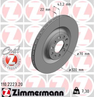 110.2223.20 Brzdový kotouč COAT Z ZIMMERMANN