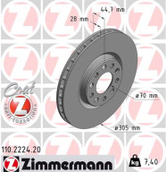 110.2224.20 Brzdový kotouč COAT Z ZIMMERMANN