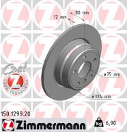 150.1299.20 Brzdový kotouč COAT Z ZIMMERMANN