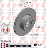 150.2900.20 Brzdový kotouč COAT Z ZIMMERMANN