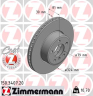 150.3407.20 Brzdový kotouč COAT Z ZIMMERMANN