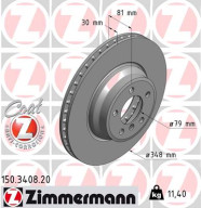 150.3408.20 Brzdový kotouč COAT Z ZIMMERMANN