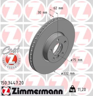 150.3447.20 Brzdový kotouč COAT Z ZIMMERMANN