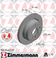 150.3463.20 Brzdový kotouč COAT Z ZIMMERMANN