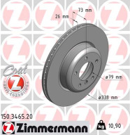 150.3465.20 Brzdový kotouč COAT Z ZIMMERMANN