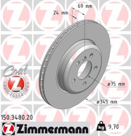 150.3480.20 Brzdový kotouč COAT Z ZIMMERMANN