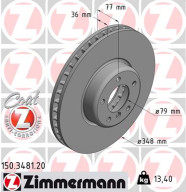 150.3481.20 Brzdový kotouč COAT Z ZIMMERMANN