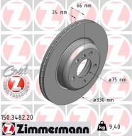 150.3482.20 Brzdový kotouč COAT Z ZIMMERMANN