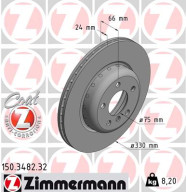 150.3482.32 Brzdový kotouč FORMULA F COAT Z ZIMMERMANN