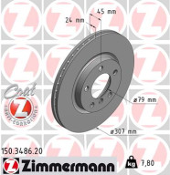 150.3486.20 Brzdový kotouč COAT Z ZIMMERMANN