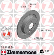 150.3489.20 Brzdový kotouč COAT Z ZIMMERMANN