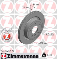 150.3492.20 Brzdový kotouč COAT Z ZIMMERMANN