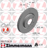 200.2526.20 Brzdový kotouč COAT Z ZIMMERMANN