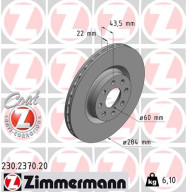 230.2370.20 Brzdový kotouč COAT Z ZIMMERMANN