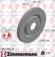 230.2384.20 Brzdový kotouč COAT Z ZIMMERMANN