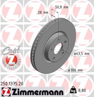 250.1375.20 Brzdový kotouč COAT Z ZIMMERMANN