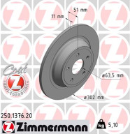 250.1376.20 Brzdový kotouč COAT Z ZIMMERMANN