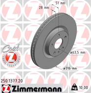 250.1377.20 Brzdový kotouč COAT Z ZIMMERMANN