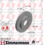 285.3508.20 Brzdový kotouč COAT Z ZIMMERMANN