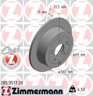 285.3517.20 Brzdový kotouč COAT Z ZIMMERMANN