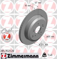 285.3521.20 Brzdový kotouč COAT Z ZIMMERMANN