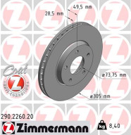 290.2260.20 Brzdový kotouč COAT Z ZIMMERMANN