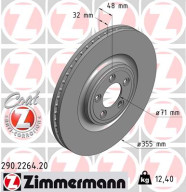 290.2264.20 Brzdový kotouč COAT Z ZIMMERMANN