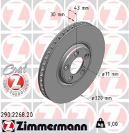 290.2268.20 Brzdový kotouč COAT Z ZIMMERMANN