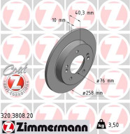 320.3808.20 Brzdový kotouč COAT Z ZIMMERMANN