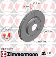 380.2111.20 Brzdový kotouč COAT Z ZIMMERMANN