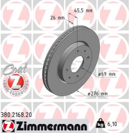 380.2168.20 Brzdový kotouč COAT Z ZIMMERMANN