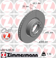 400.1408.20 Brzdový kotouč COAT Z ZIMMERMANN