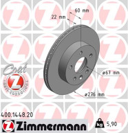 400.1448.20 Brzdový kotouč COAT Z ZIMMERMANN