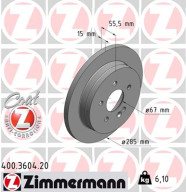 400.3604.20 Brzdový kotouč COAT Z ZIMMERMANN