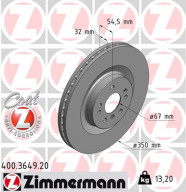 400.3649.20 Brzdový kotouč COAT Z ZIMMERMANN