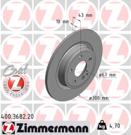 400.3682.20 Brzdový kotouč COAT Z ZIMMERMANN