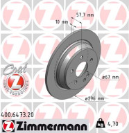 400.6473.20 Brzdový kotouč COAT Z ZIMMERMANN