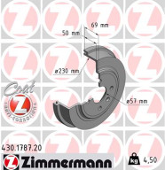 430.1787.20 Brzdový buben COAT Z ZIMMERMANN