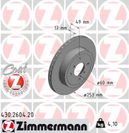 430.2604.20 Brzdový kotouč COAT Z ZIMMERMANN