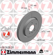 430.2630.20 Brzdový kotouč COAT Z ZIMMERMANN