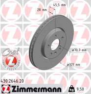 430.2646.20 Brzdový kotouč COAT Z ZIMMERMANN