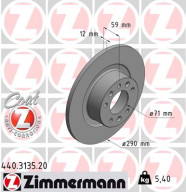 440.3135.20 Brzdový kotouč COAT Z ZIMMERMANN