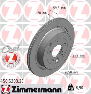 450.5203.20 Brzdový kotouč COAT Z ZIMMERMANN