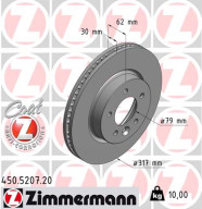 450.5207.20 Brzdový kotouč COAT Z ZIMMERMANN