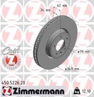 450.5226.20 Brzdový kotouč COAT Z ZIMMERMANN