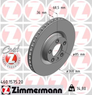 460.1575.20 Brzdový kotouč COAT Z ZIMMERMANN