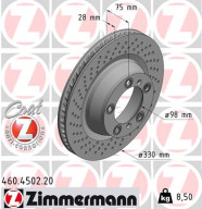 460.4502.20 Brzdový kotouč COAT Z ZIMMERMANN