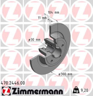 470.2446.00 Brzdový kotouč ZIMMERMANN