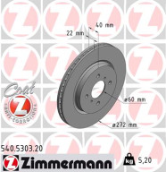 540.5303.20 Brzdový kotouč COAT Z ZIMMERMANN