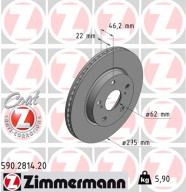 590.2814.20 Brzdový kotouč COAT Z ZIMMERMANN